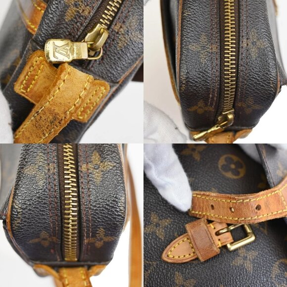 LOUIS VUITTON Jeune Fille MM Shoulder Bag Monogram Leather Brown M51226 30EF109 - Picture 9 of 16